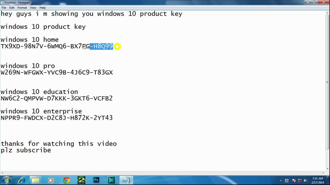 Windows 10 Cd Key